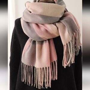 Verdusa Women's Multi-Color Long Shawl Grid Winter Warm Scarf